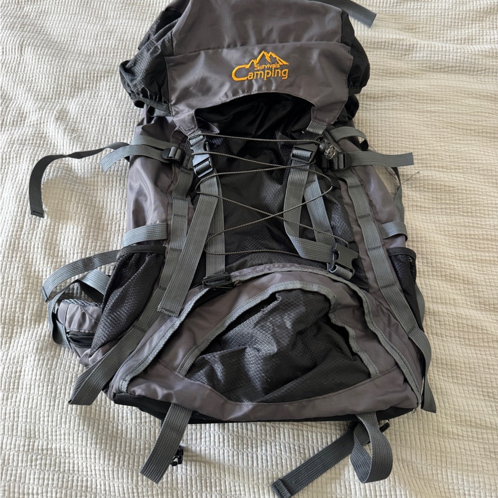 Gray Hiking Backpack